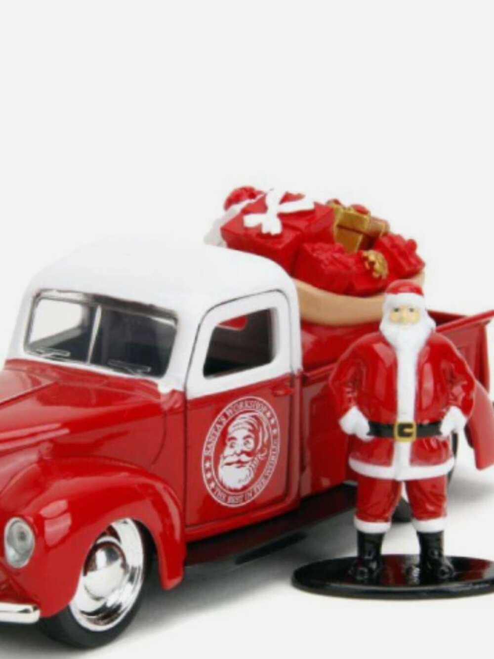 Jada Holiday Rides Santa 1941 Ford Pickup Truck 1:32 Diecast NIB